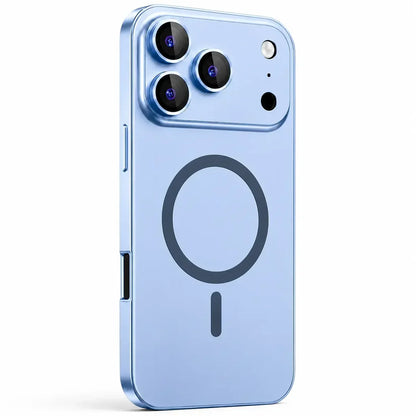 Funda metálica MagSafe para iPhone con protección de cámara