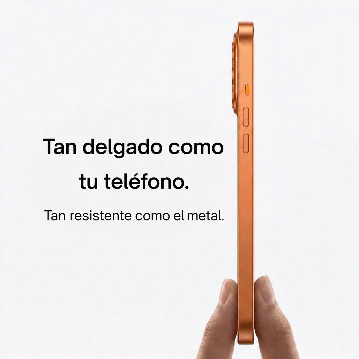 Funda metálica MagSafe para iPhone con protección de cámara