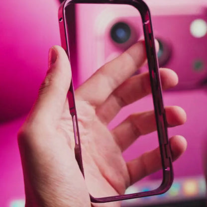 Funda metálica MagSafe para iPhone con protección de cámara