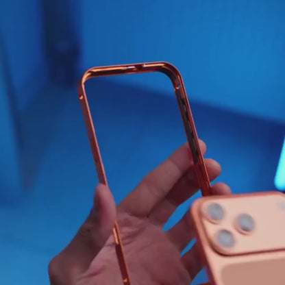 Funda metálica MagSafe para iPhone con protección de cámara